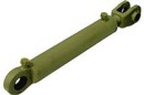 Cilíndro hidráulico izquierdo sin contacto eléctrico y cabeza de horquilla para la pala en compactadores Faun Variopress fabricados entre Octubre de 1993 y 1998. Compatible con referencia original FAUN 5241074* / HV0024* / 5240377* / 1129400* / 1567204* 