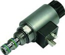 Electroválvula con bobina de 2/2 vias para bloque de control principal en compactador Faun. Compatible con referencia original FAUN 5242456* / 340523* / 128504* / 1568995* / 149283*.