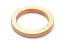 Junta con diámetro 8 mm.x 11,5 mm. para bulón superior del rodillo superior del movimiento del trineo en compactadores Faun Variopress. Compatible con referencia original FAUN 2162193* 