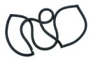 Junta de sellado portón trasero barredora Faun Viajet 6 - AK461. Compatible con referencia original Faun 5124324*  / 1569974*