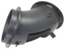 Codo superior para el conducto de aspiración en barredoras Ravo de las series 5002 / 530 / 540 / 560. Compatible con referencia original Ravo 5080005* 