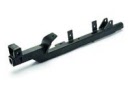 Brazo soporte izquierdo para cepillo lateral en barredoras Schmidt Swingo. Compatible con referencia original Schmïdt 17038053*
