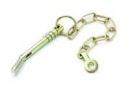 Pasador rapido con cadena para brazo de cepillo en barredoras Schmidt Swingo 200. Compatible con referencia original Schmïdt 17038049*