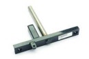 Soporte izquierdo para el cabezal de los cepillos en barredoras Schmidt Swingo 200. Compatible con referencia original Schmïdt 17038017* 