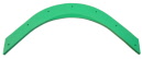 Patín boomerang trasero para deslizamiento de la boca de aspiración en barredoras Johnston Compact / CN200 / 2000. Compatible con referencia original Johnston 72923-1* 