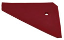 Aleta triangular para las esquinas exteriores del portón superior de la tolva para barredoras Johnston Compact C25 / C40 / C60 / CN200 / 2000. Compatible con referencia original Johnston 76896/1* 
